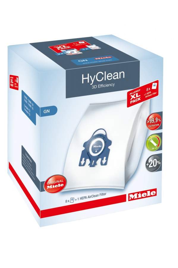 Комплект мешков пылесбор.Allergy XL Pack 2 HyClean GN + фильтр HA50